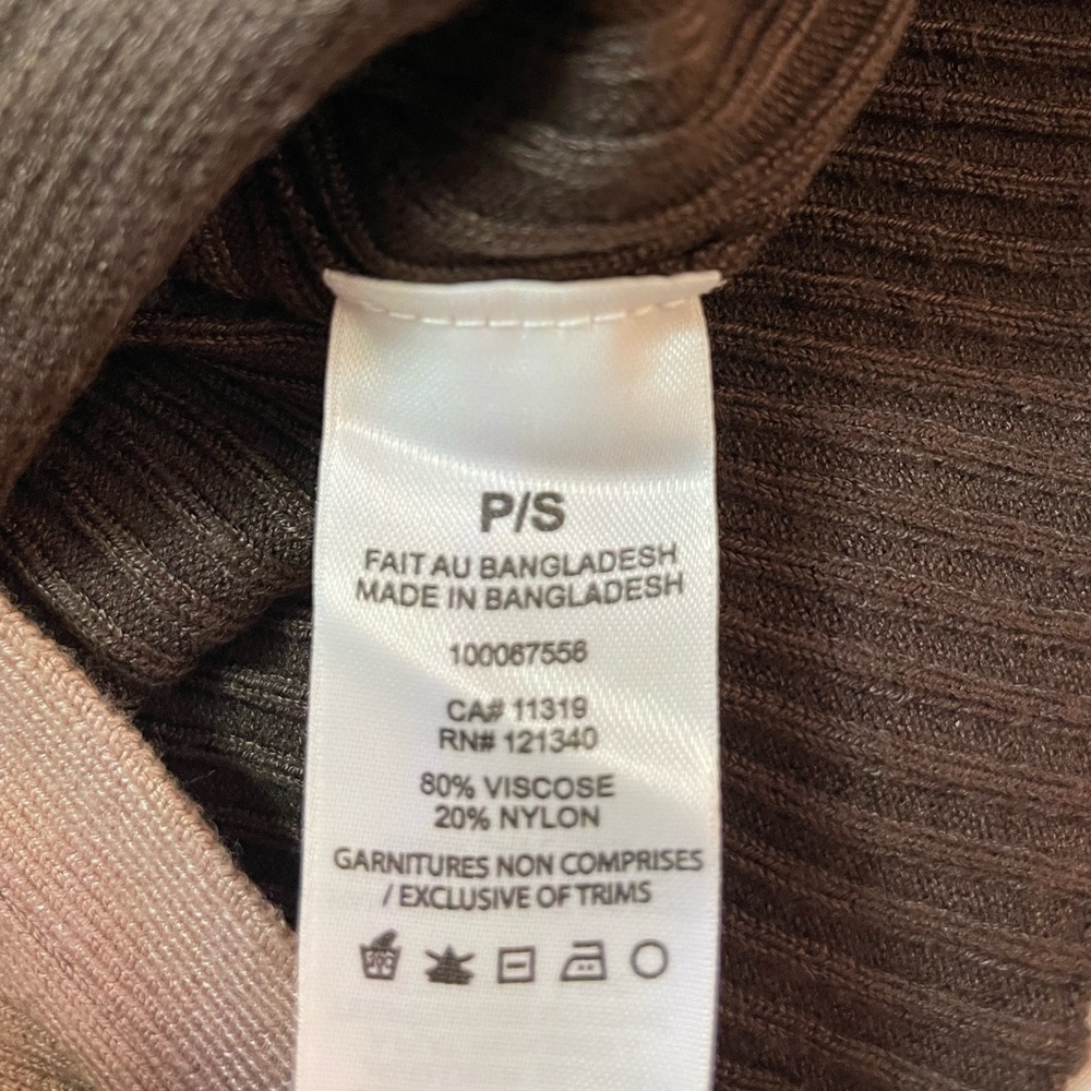 Two-Tone Ribbed Cardigan from Garage - Picture 3 of 3